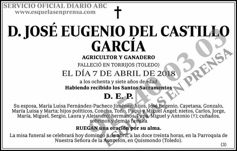 José Eugenio del Castillo García
